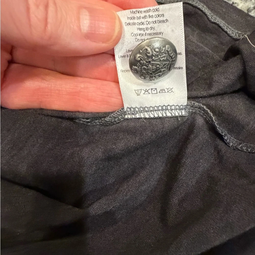 Veronica Beard Charcoal Short Sleeve Top - Picture 11 of 12